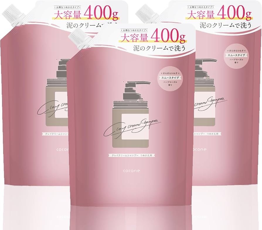 Amazon | cocone ココネ クレイクリームシャンプー 極上のうるツヤ髪へ