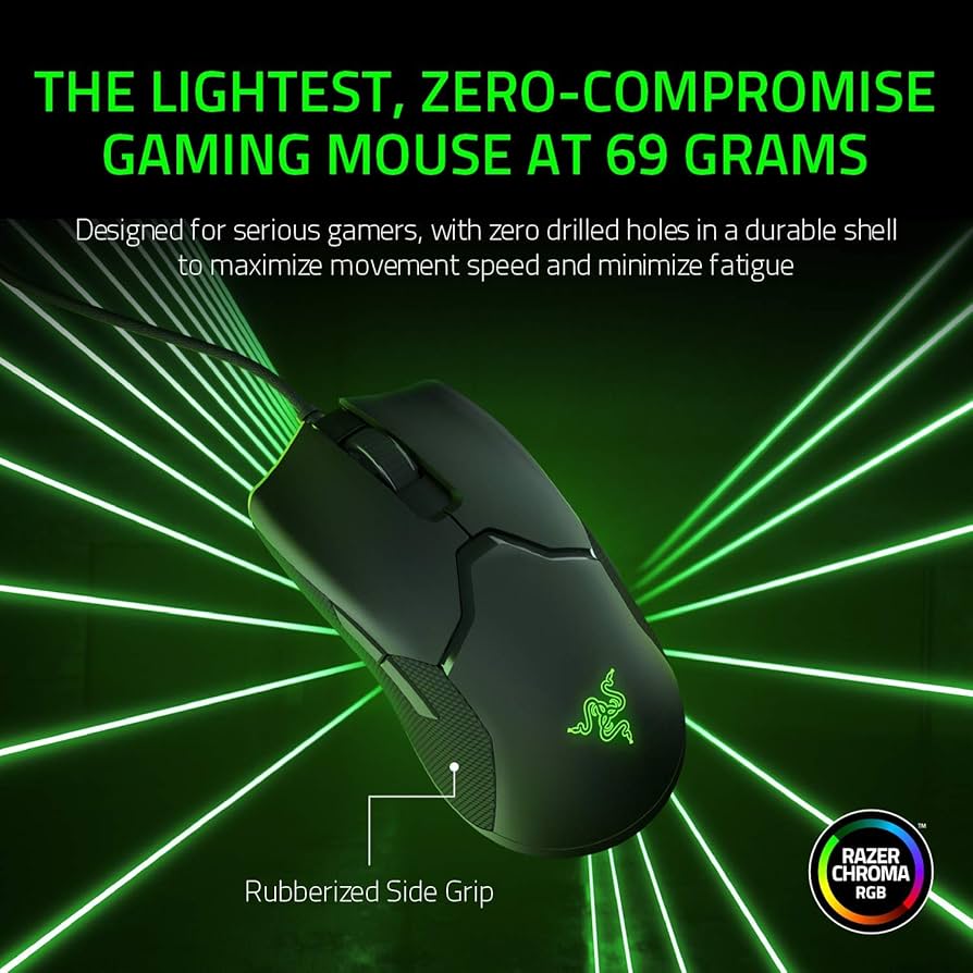 Amazon.com: Razer - Viper Wired Optical Gaming Mouse with Chroma