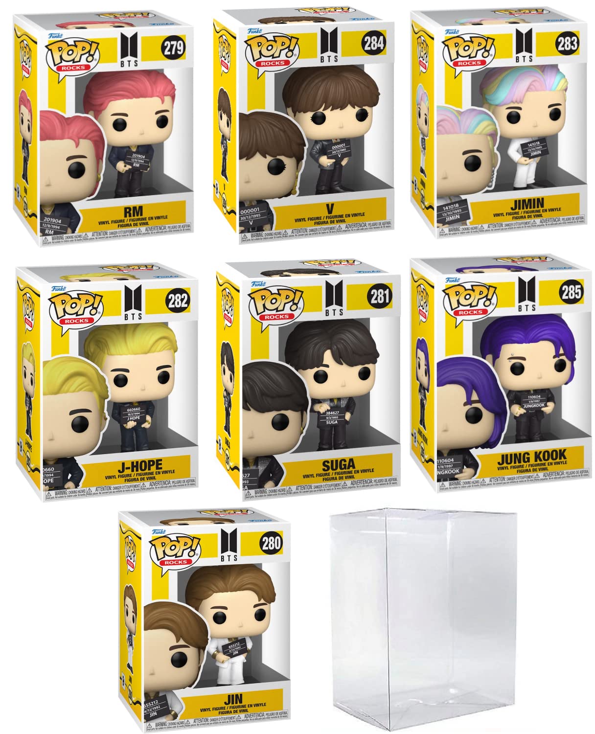 Amazon.co.jp: POP BTS ファンコ ポップ BTS バター 7個セット Funko