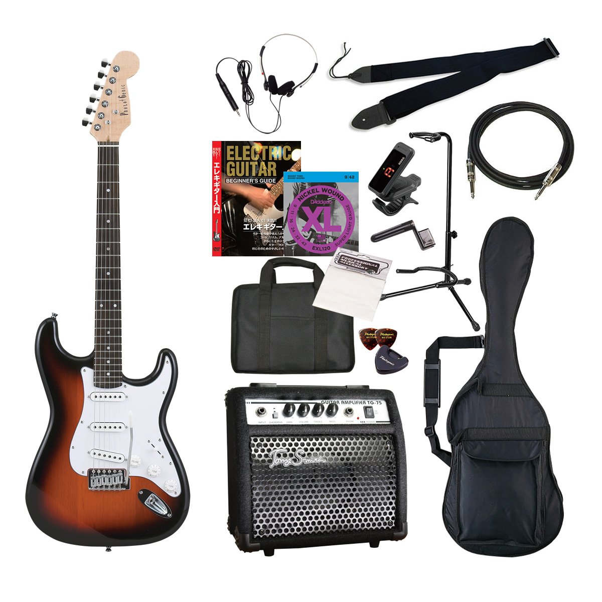 TONY SMITH エレキギター・アンプ・ギターケースセット トニースミス