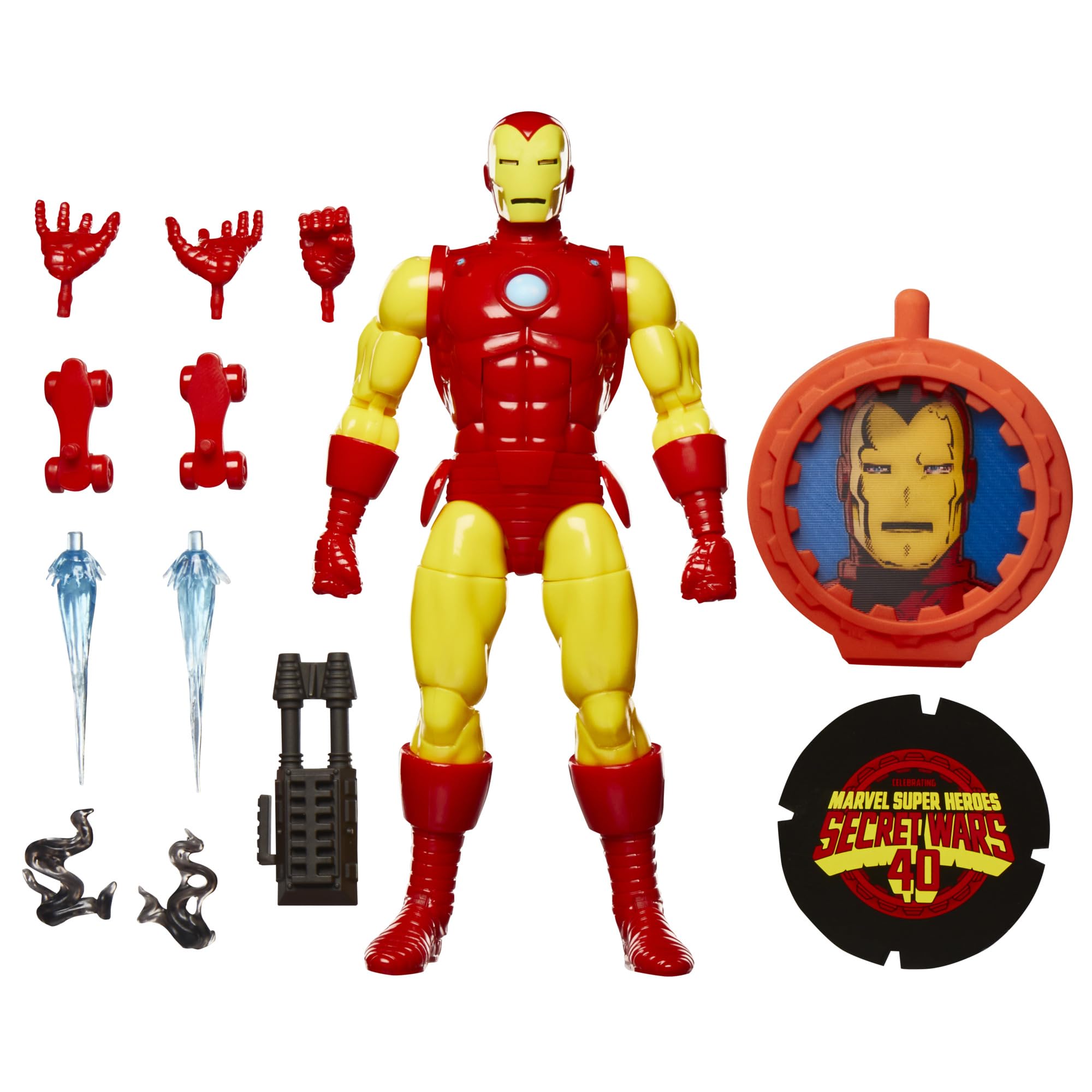Amazon.com: Marvel Legends Series Iron Man, Avengers Retro Marvel