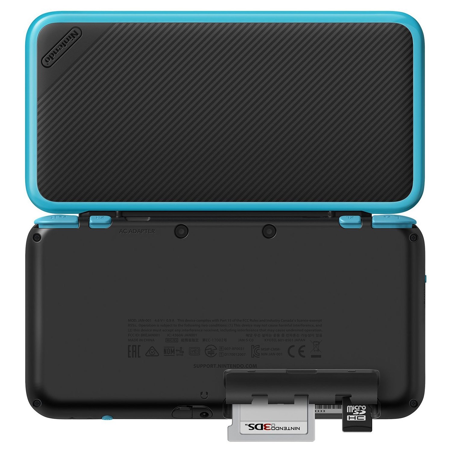 Amazon | New Nintendo 2DS XL - Black + Turquoise Nintendo