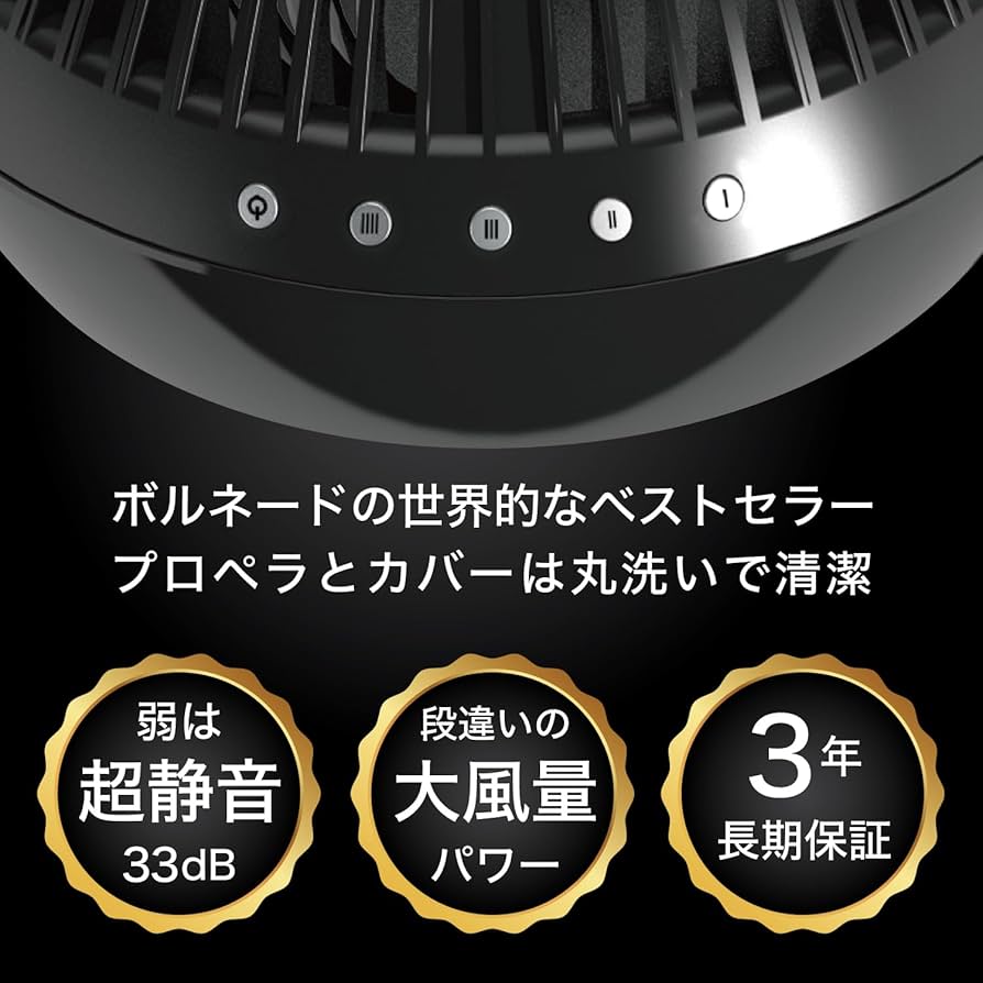Amazon | ボルネード サーキュレーター タフモーター 35畳 静音