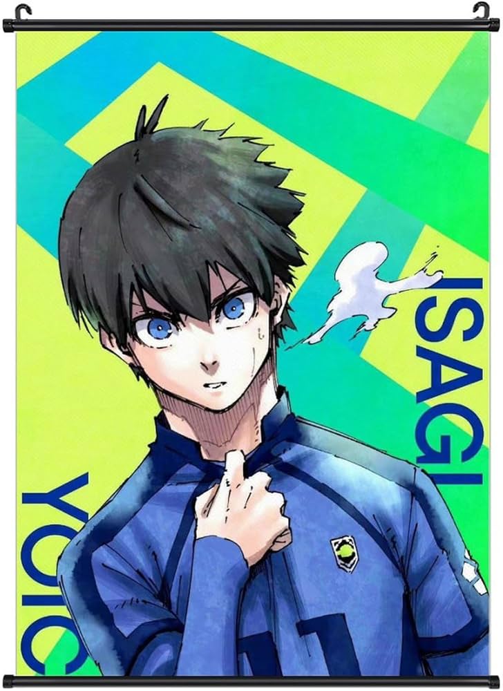 Amazon.co.jp: ブルーロック 潔世一 ポスター 掛け物 飾り キャンバス