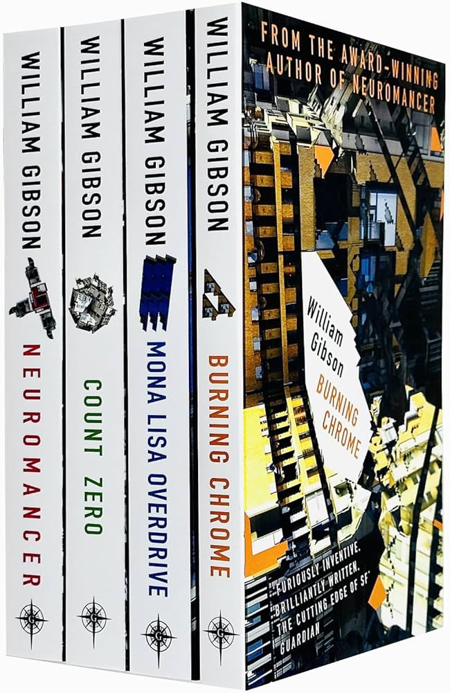 William Gibson Neuromancer Collection 4 Books Bundle (Neuromancer