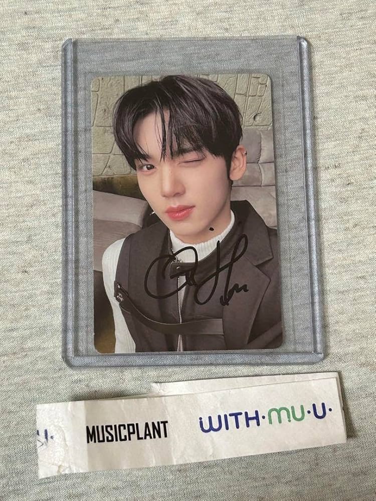 Amazon.co.jp: ZEROBASEONE ユジン ポカ トレカ サイン 対面ペンサ