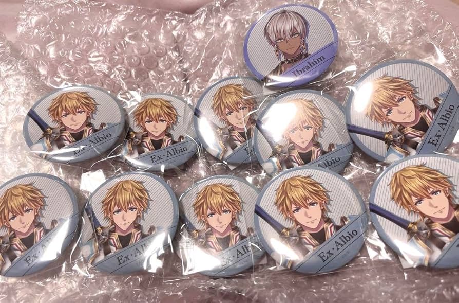 Amazon | にじさん エクスアルビオ イブラヒム welcomeグッズ 缶バッジ