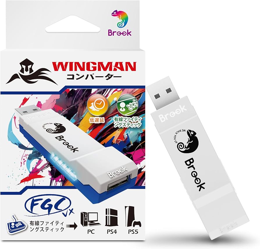 Amazon.co.jp: Brook Wingman FGC VX PS5/PS4/PC対応 コンバーター