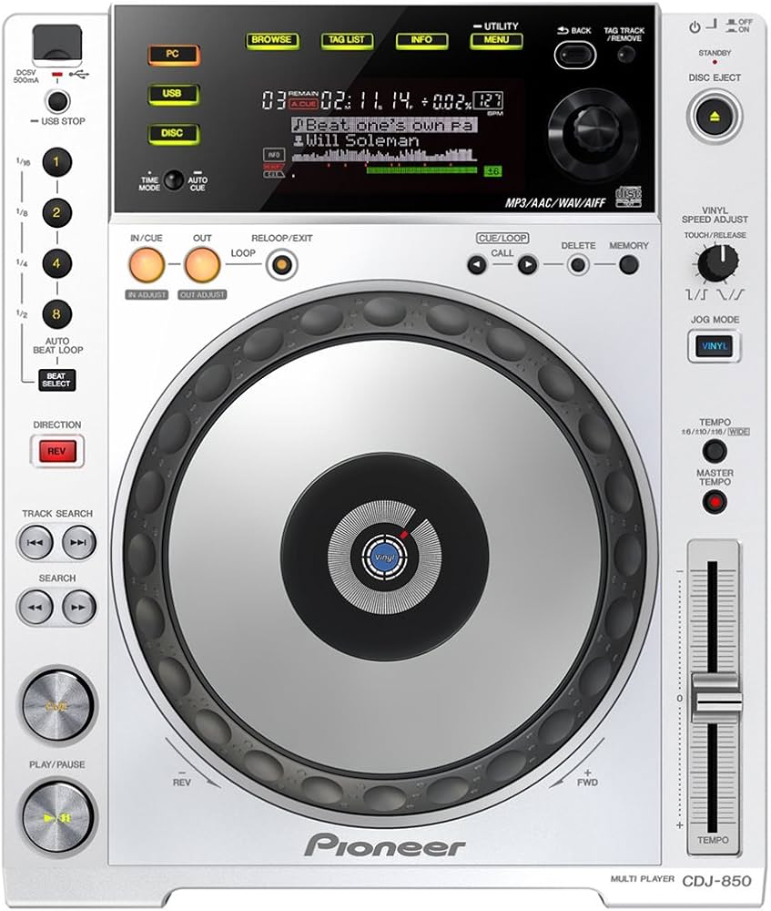 Amazon.co.jp: Pioneer DJ用CDプレーヤー ホワイト CDJ-850-W : 楽器