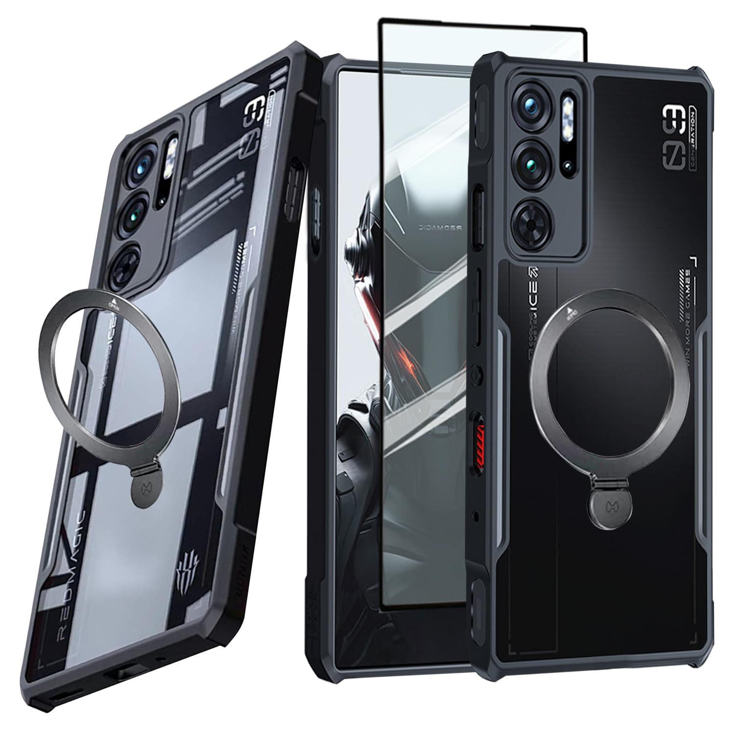 Amazon.com: Guizzcg ZTE Nubia Red Magic 9 Pro / 9 Pro+ Case with