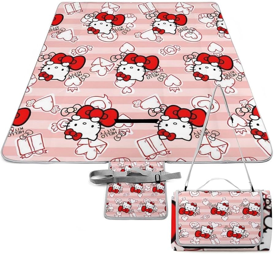 夏 レトロ キティ プールバッグ ピクニックシート Amazon.co.jp