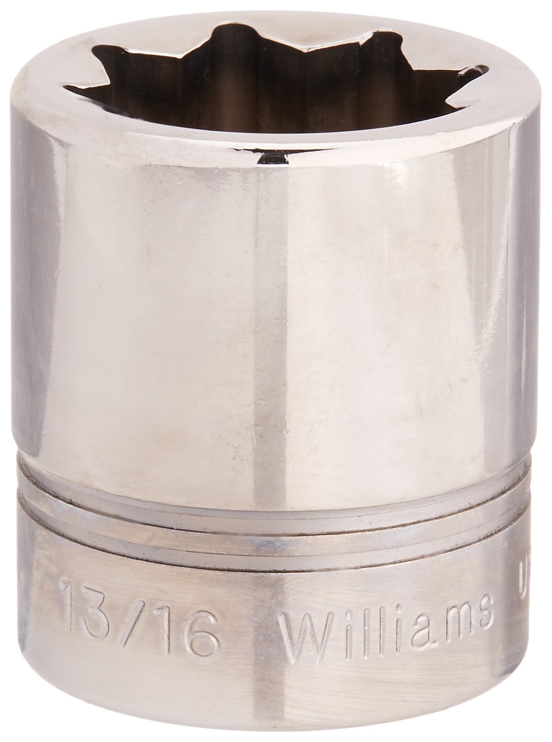 Amazon.com: Williams ST-826 1/2 Drive Shallow Socket, 8- Point, 13