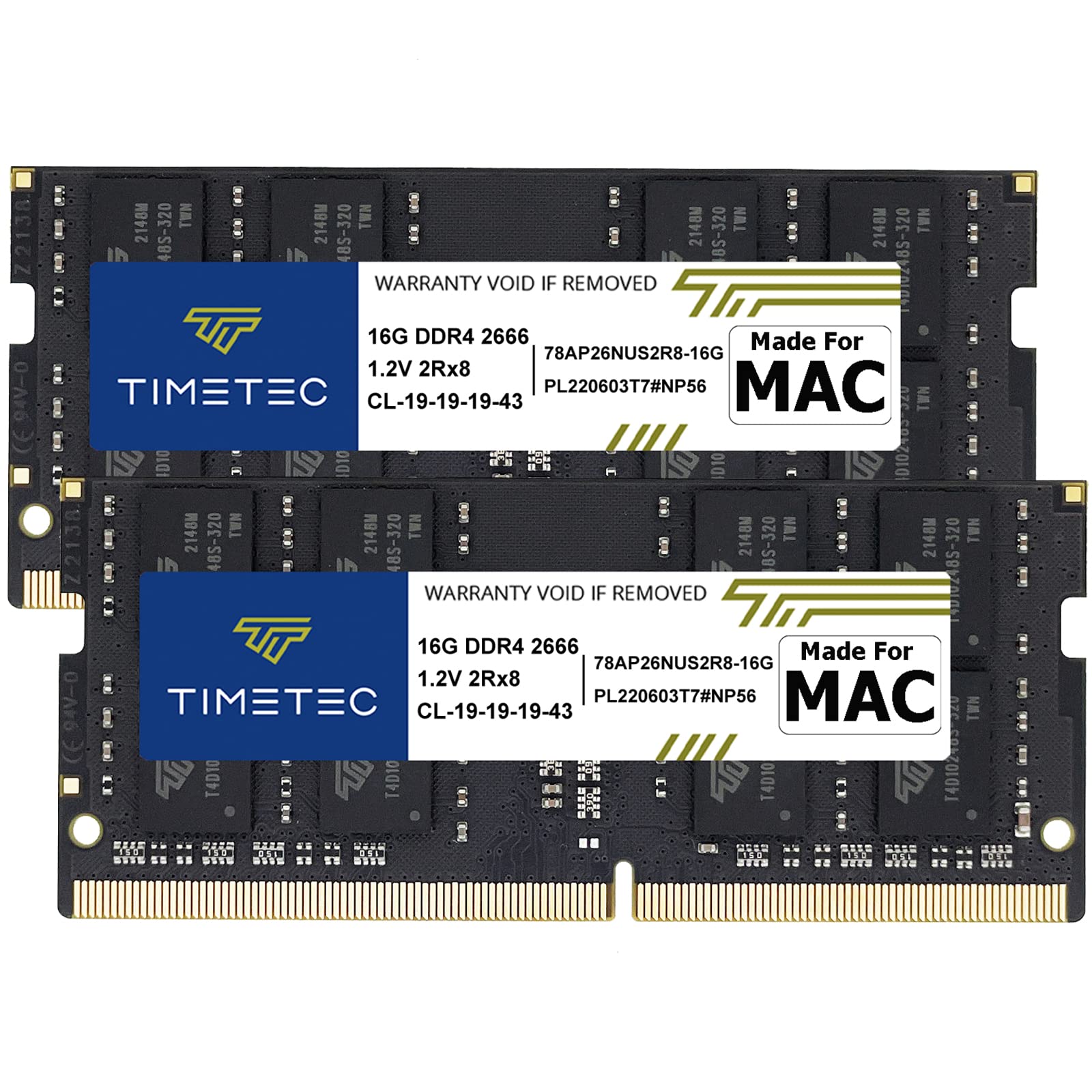 Timetec 32GB KIT(2x16GB) Compatible for Apple DDR4 2666MHz