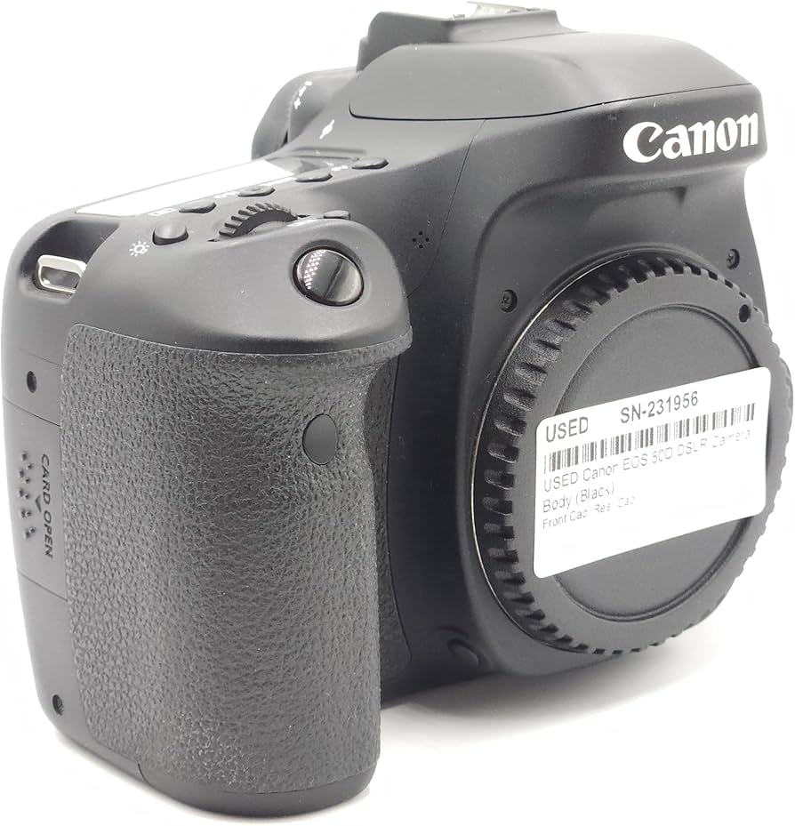 Amazon.com : Canon Digital SLR Camera Body [EOS 80D] with 24.2