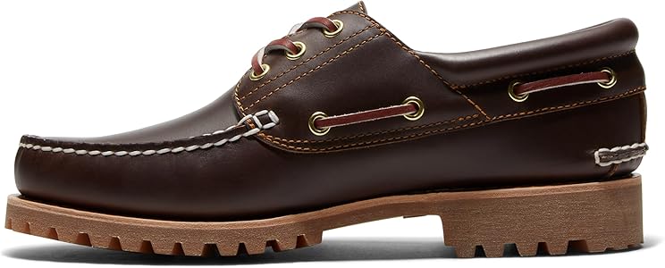 Amazon.com | Timberland Men's Authentic 3-Eye Lug Handsewn Boat