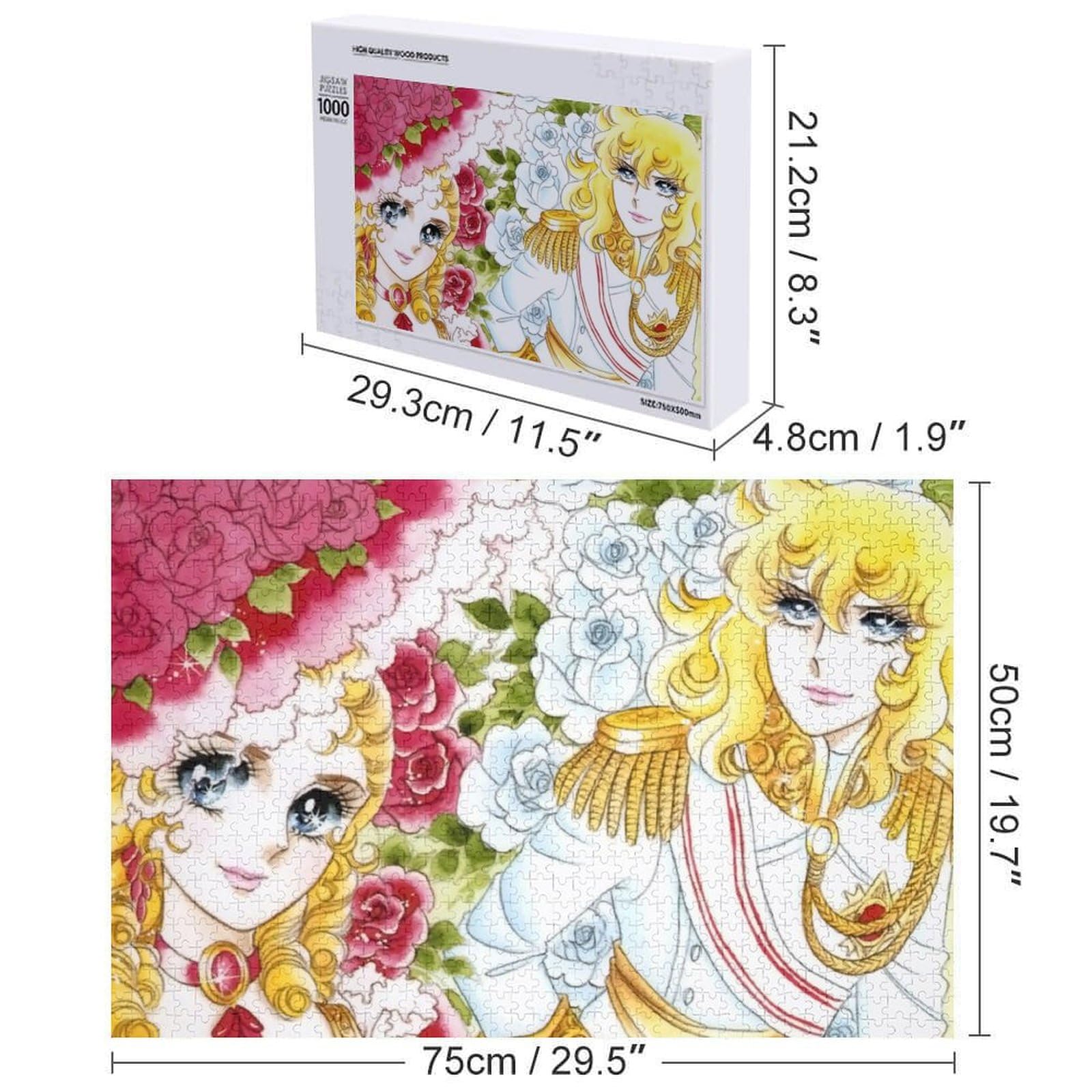 Amazon.co.jp: ベルサイユのばら ジグソーパズル 1000ピース 子供向け