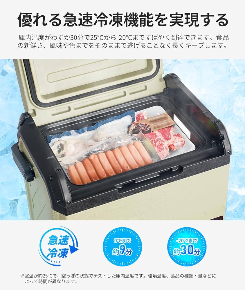 Amazon.co.jp: EENOUR 車載冷蔵庫 D18 18L -20℃～10℃ バッテリー1個