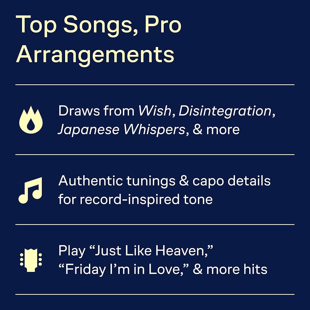 Amazon.com: The Cure Greatest Hits | Guitar Tab Songbook with