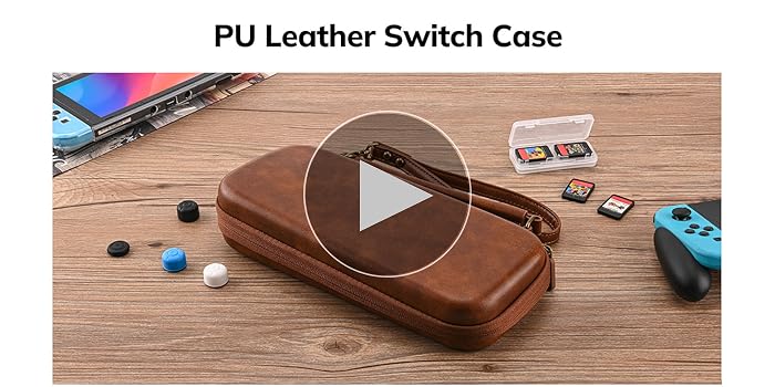 Amazon.com: Younik Switch Case for NS Switch and Switch OLED, PU