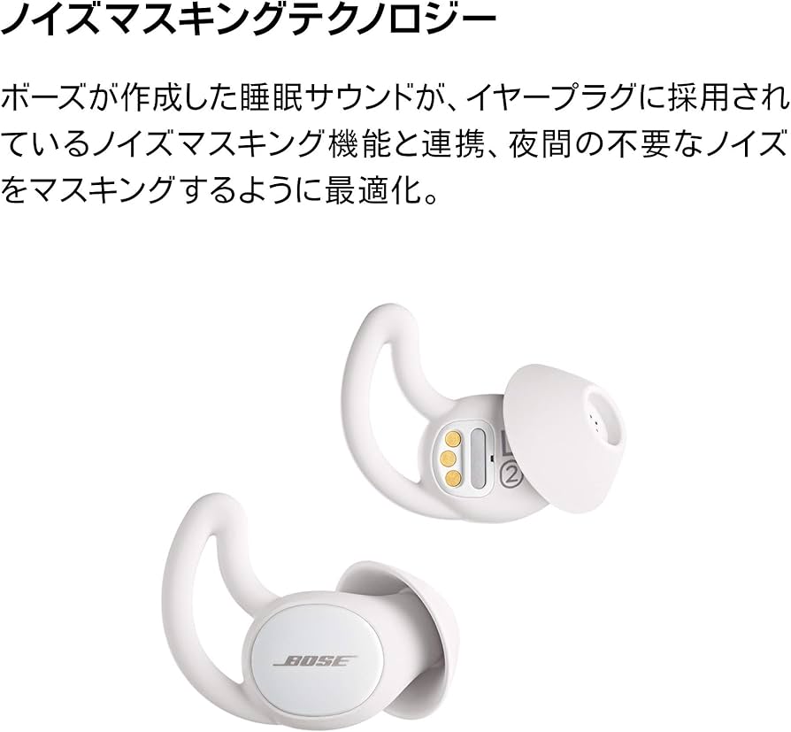 Amazon.co.jp: Bose Sleepbuds II 睡眠用イヤープラグ ノイズ