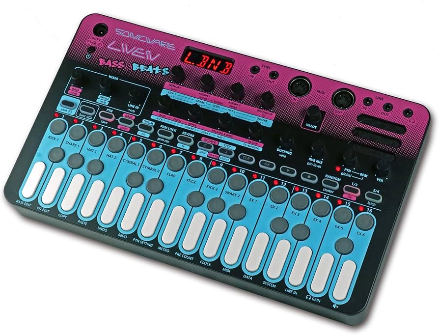 Amazon.com: Sonicware Liven BASS&BEATS [Wavetable Bass Synthesizer