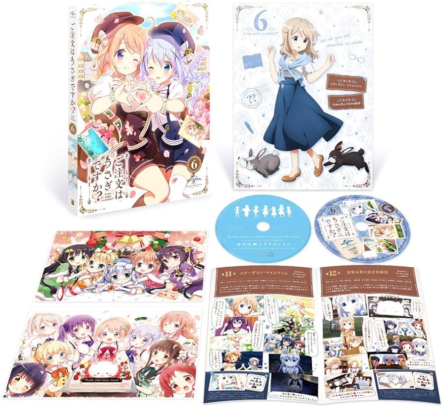 Amazon.co.jp: ご注文はうさぎですか?? 第6巻 (初回限定版) [Blu-ray