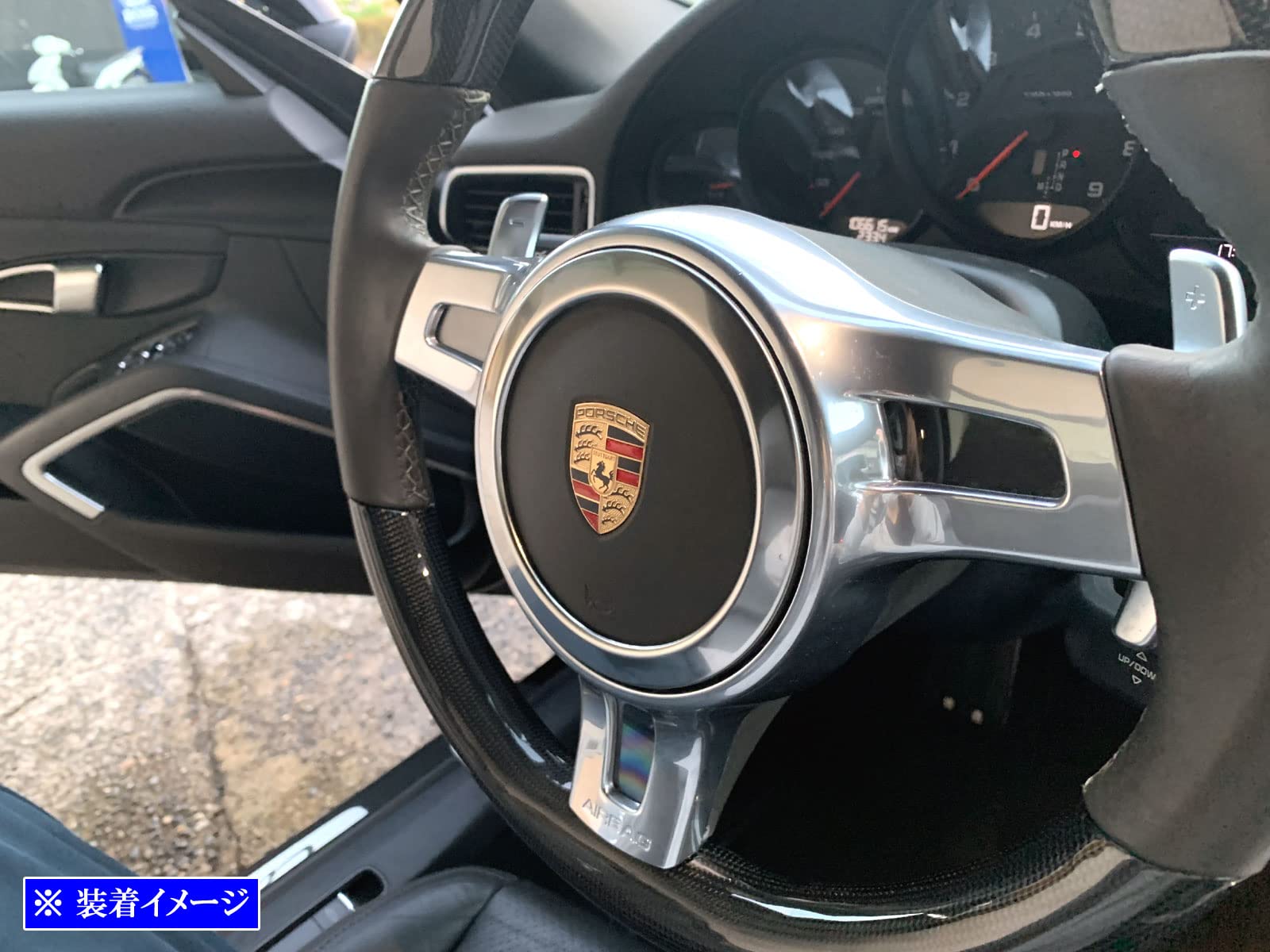 Amazon | BRIGHTZ 911 991 ステンレスステアリングホーンリング サテン