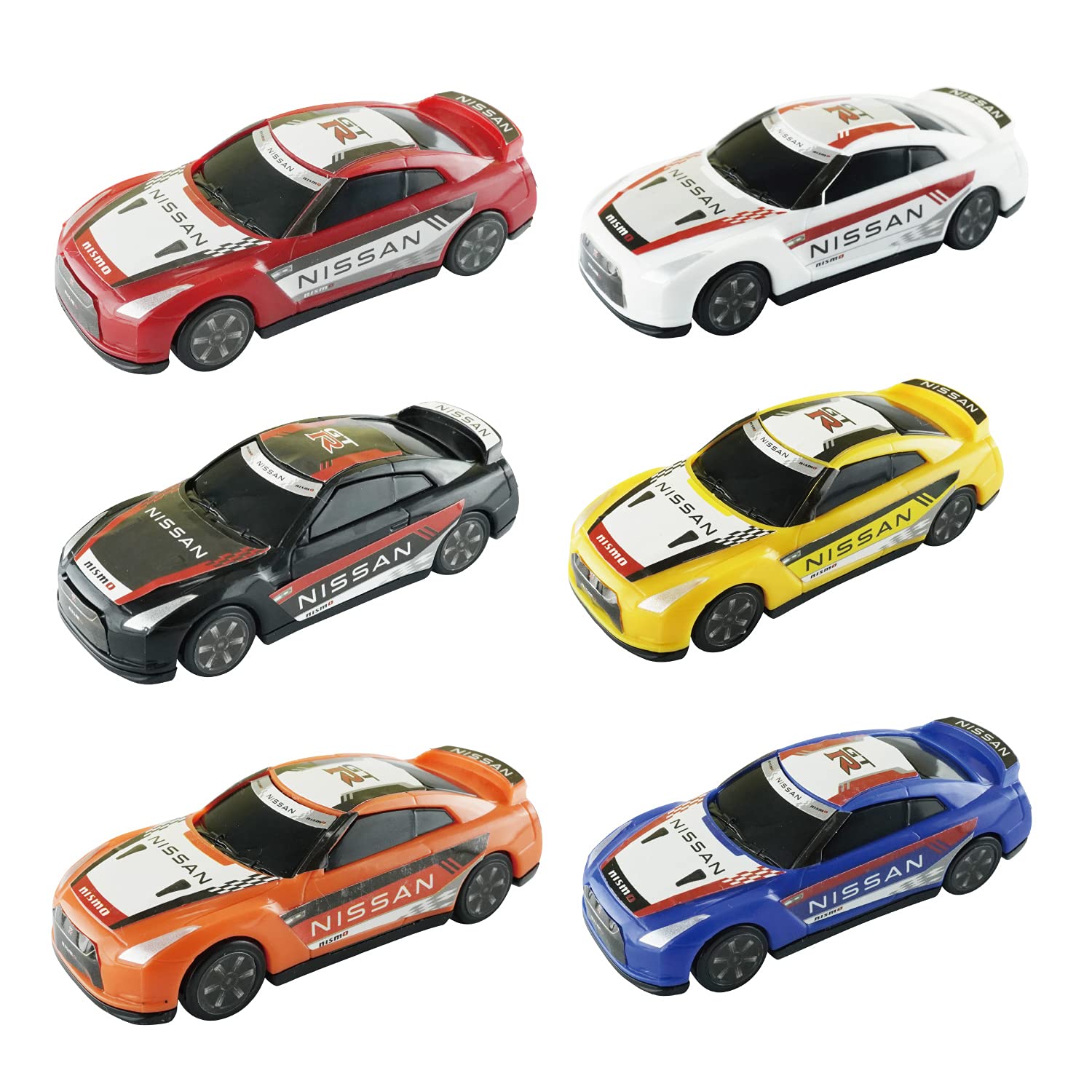 Amazon | FUNBOO NISSAN GT-R ミニカー (12個セット / 6種類 × 2個