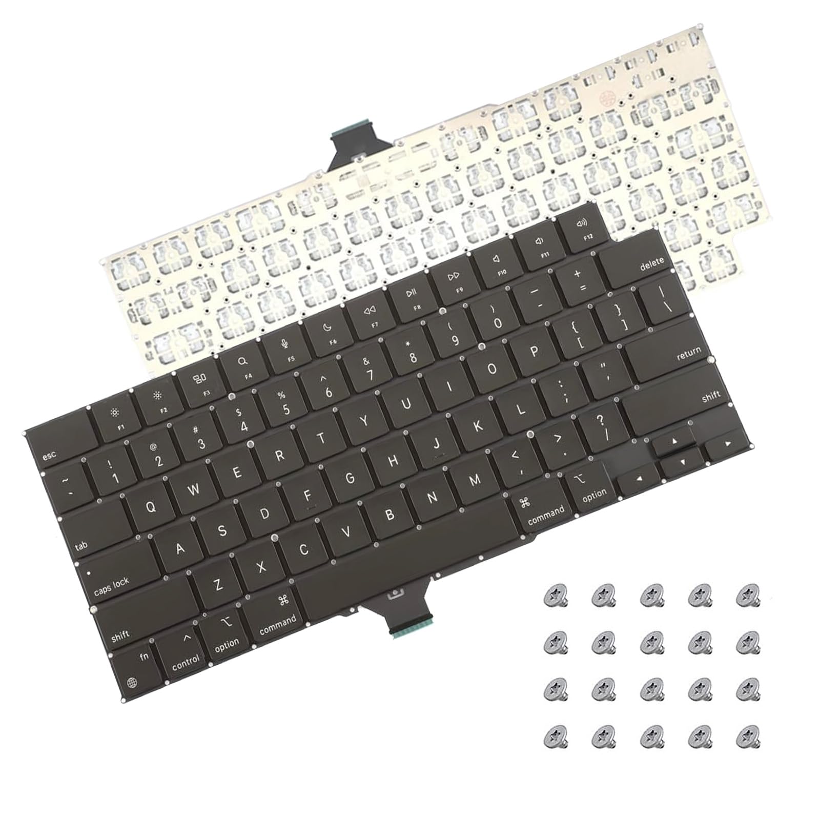 Amazon.com: US Keyboard with Flex Cable + Screw Kit Replacement
