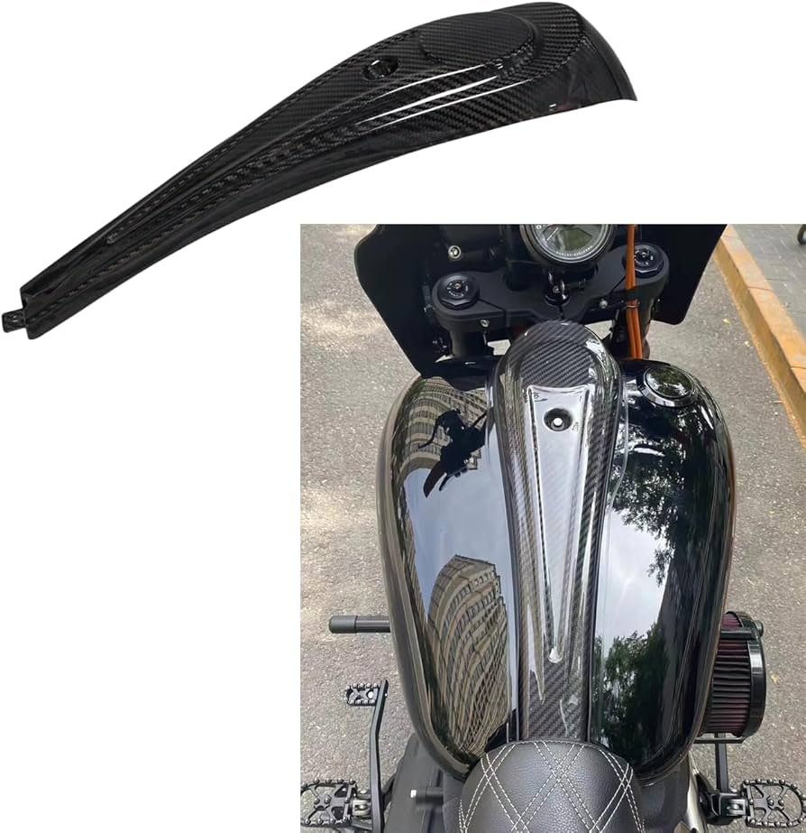 ハーレー 分割タンクカバー メーターパネル ショベル ローライダー FLH