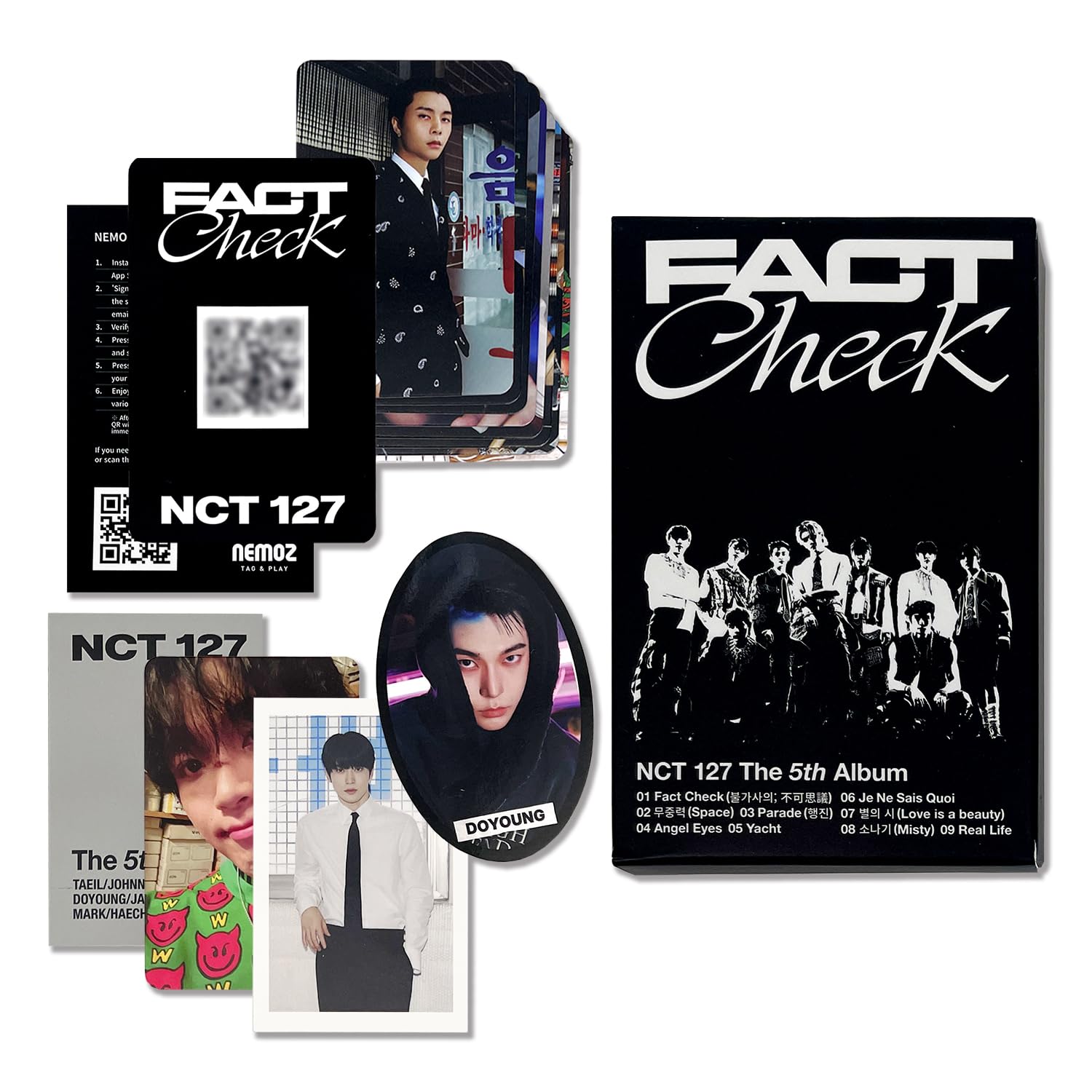 Amazon.com: NCT - 5TH ALBUM [Fact Check] (QR Ver.) Package +