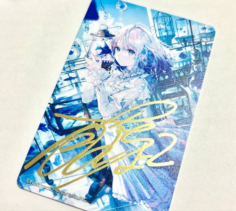 Amazon.co.jp: 藤ちょこ アクリルオーナメント 青透に泳ぐ(L)（直筆