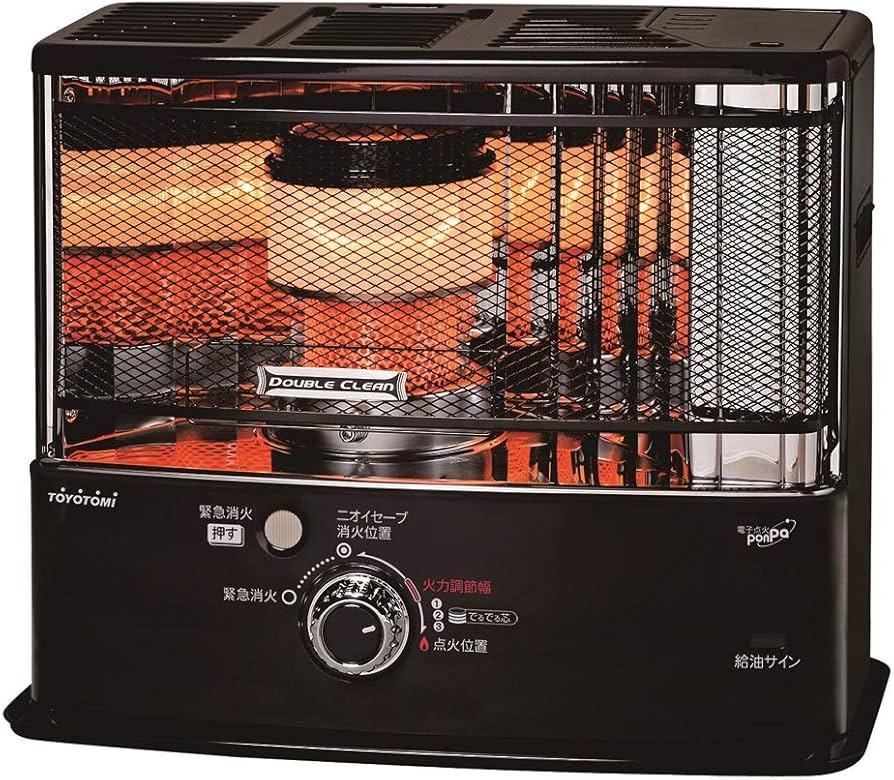 Amazon.co.jp: トヨトミ：ポータブル石油ストーブ(反射型)(ブラック