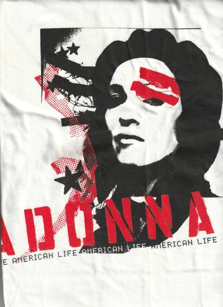 Amazon.co.jp: MADONNA マドンナ AMERICAN LIFE 2003年 オフィシャル T
