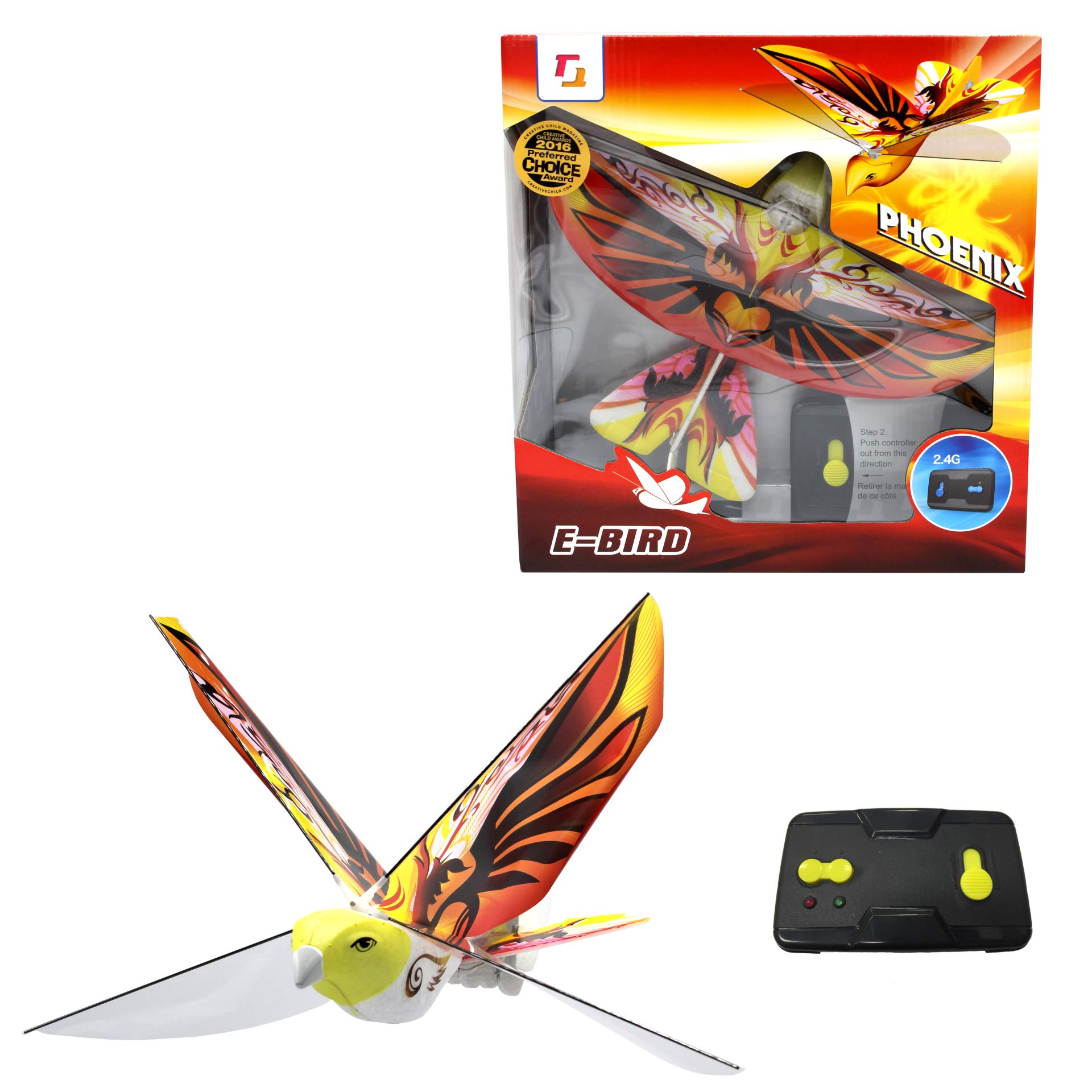 Amazon.com: MUKIKIM eBird Orange Phoenix - Flying RC Bird Drone