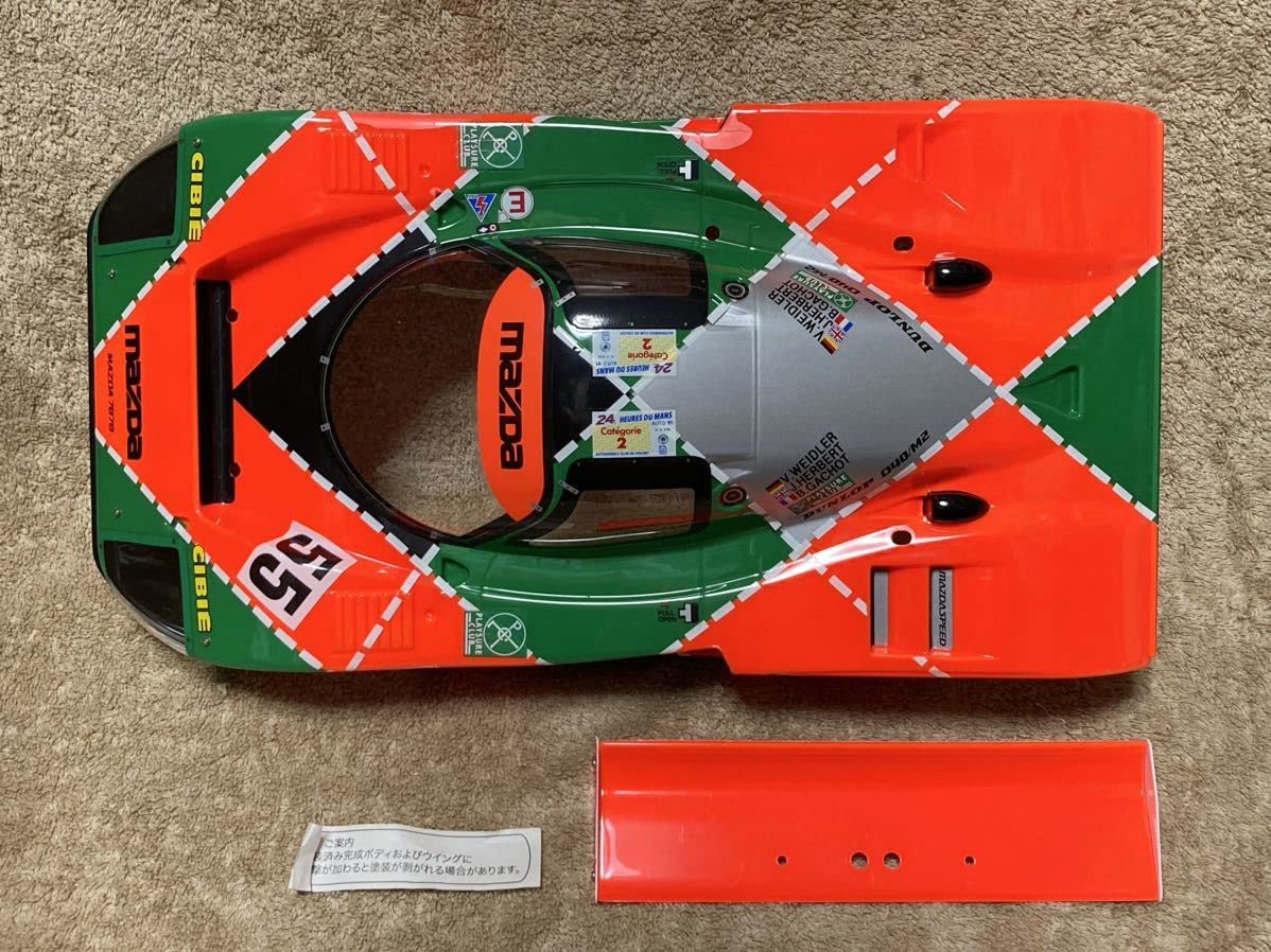 タミヤ RCカーボディ & タイヤ、ホイール マツダ 787B 塗装ミスあり
