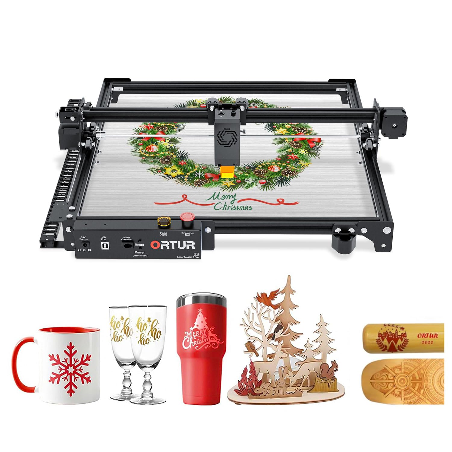 Amazon | ORTUR Laser Master2 Pro S2 レーザー彫刻機 10Wレーザー高