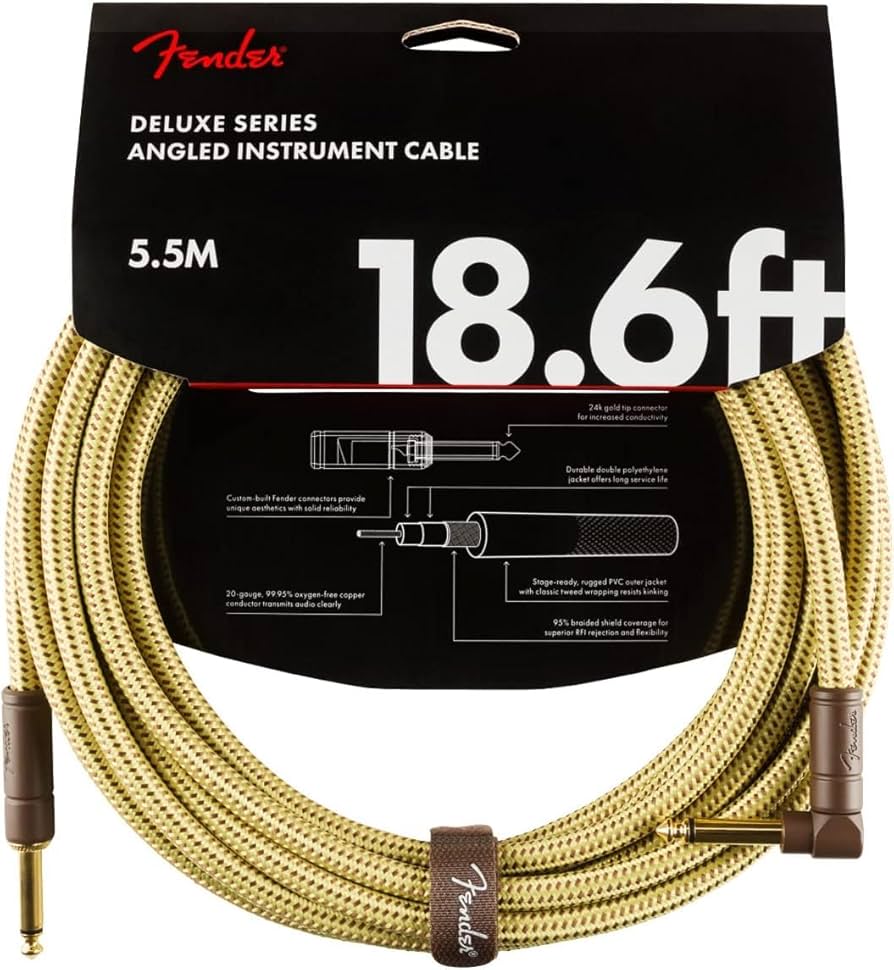 Amazon | Fender シールドケーブル Deluxe Series Instrument Cable