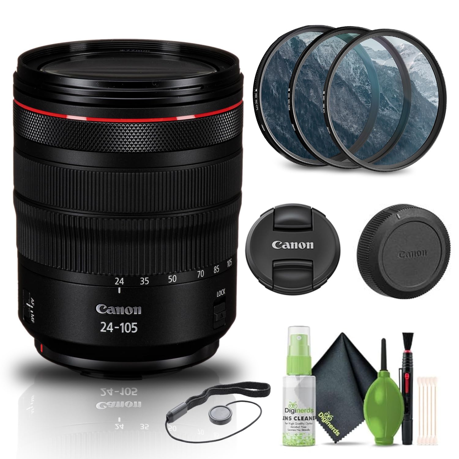 Amazon.com : Canon RF 24-105mm f/4L is USM Lens (2963C002) +