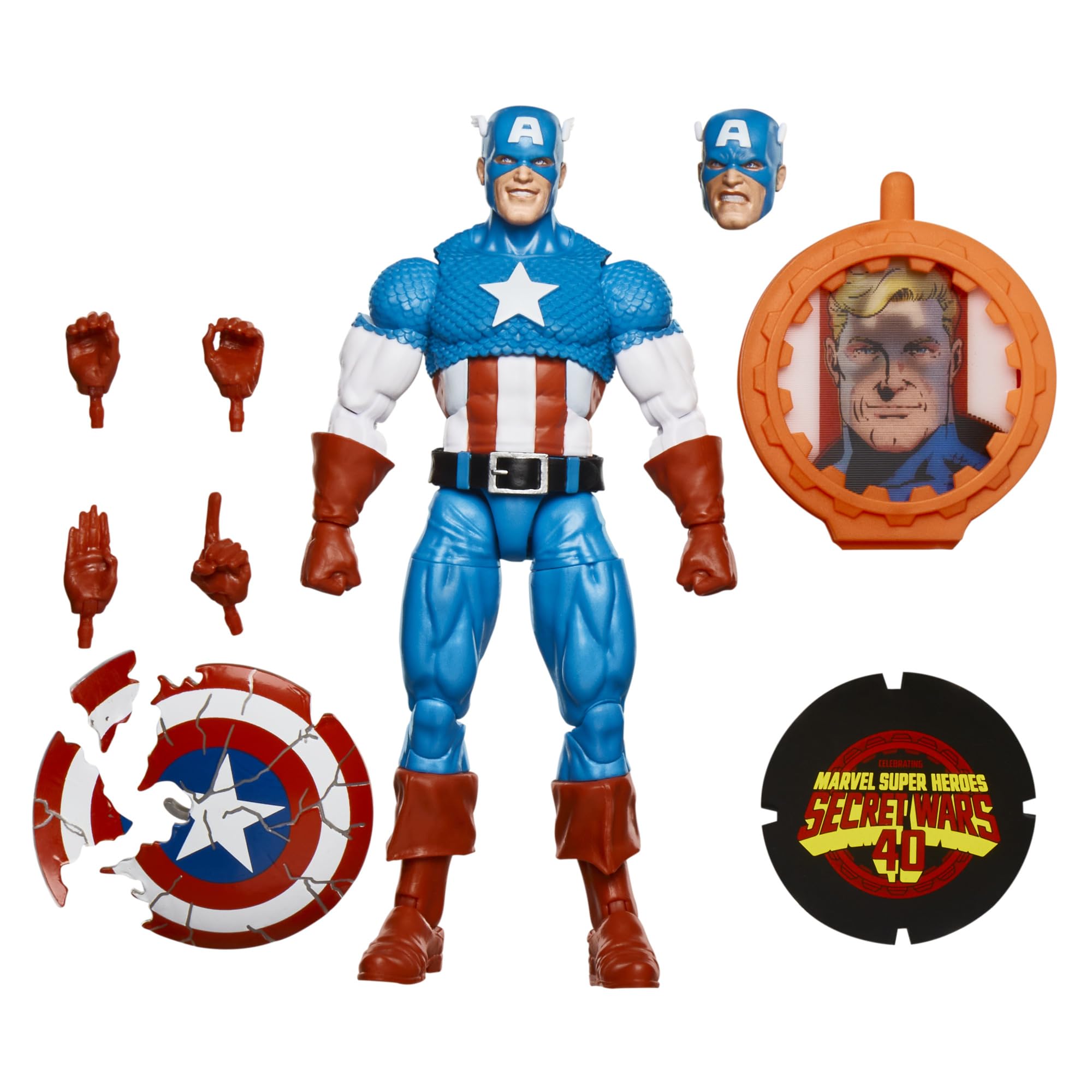 Amazon.com: Marvel Legends Series Captain America, Avengers Retro