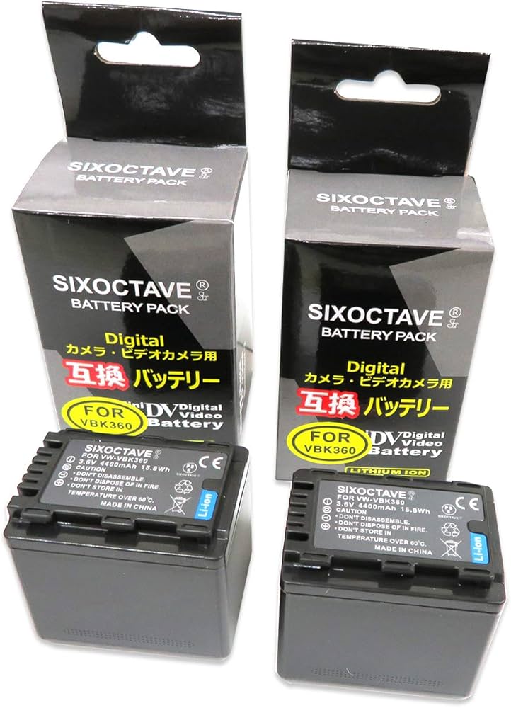 Amazon | str 2個セット 残量表示可能 VW-VBK360-K VW-VBK360 互換