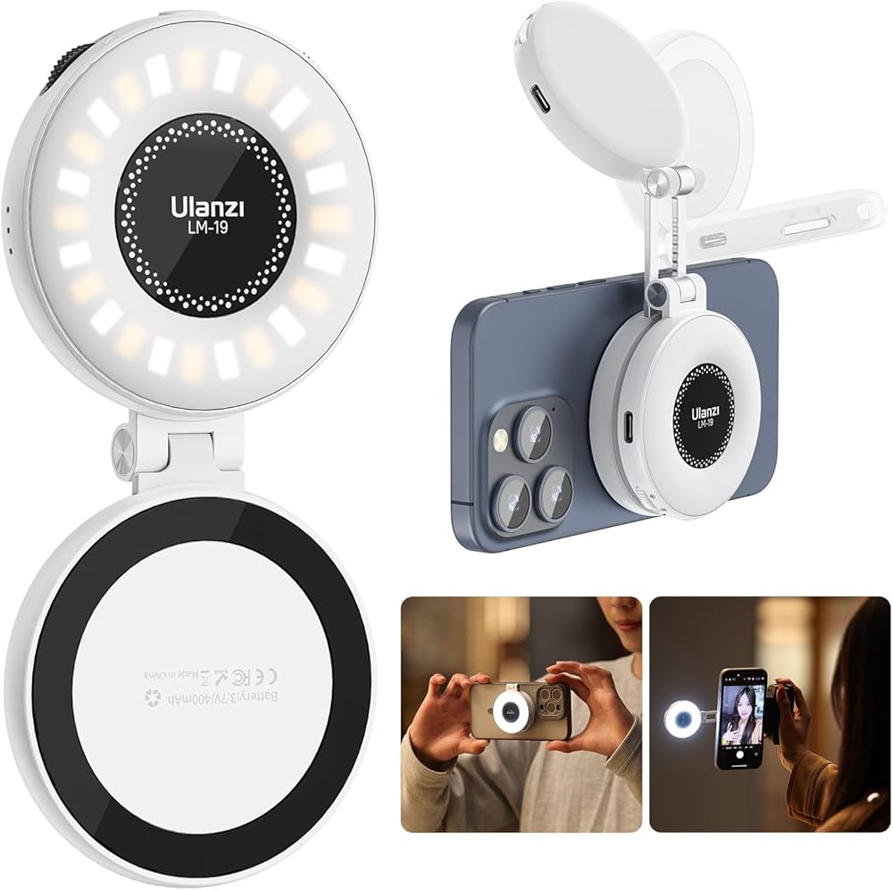Amazon | Ulanzi リングライト 自撮りライト MagSafe対応 撮影用ライト