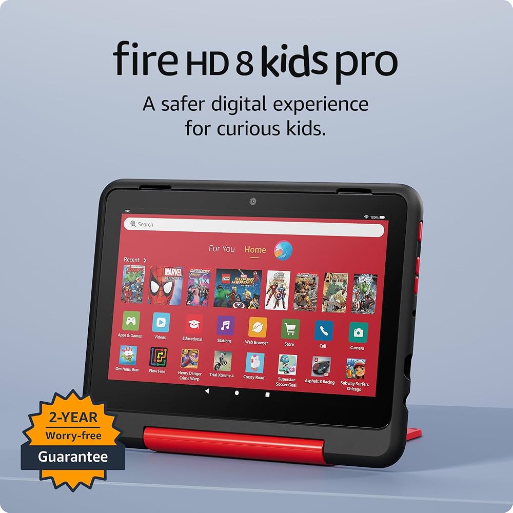 Amazon.com: Amazon Fire HD 8 Kids Pro tablet (newest model), ages