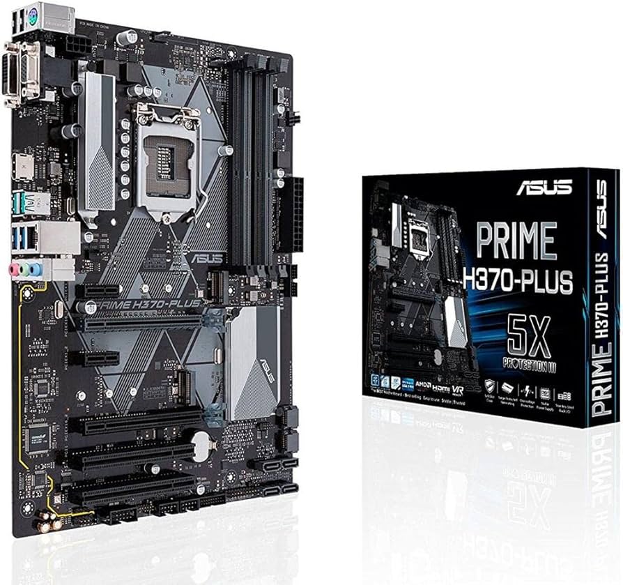 Placa Mãe H370-PLUS ATX (1151) DDR4-8ªGER - Compatível com Intel