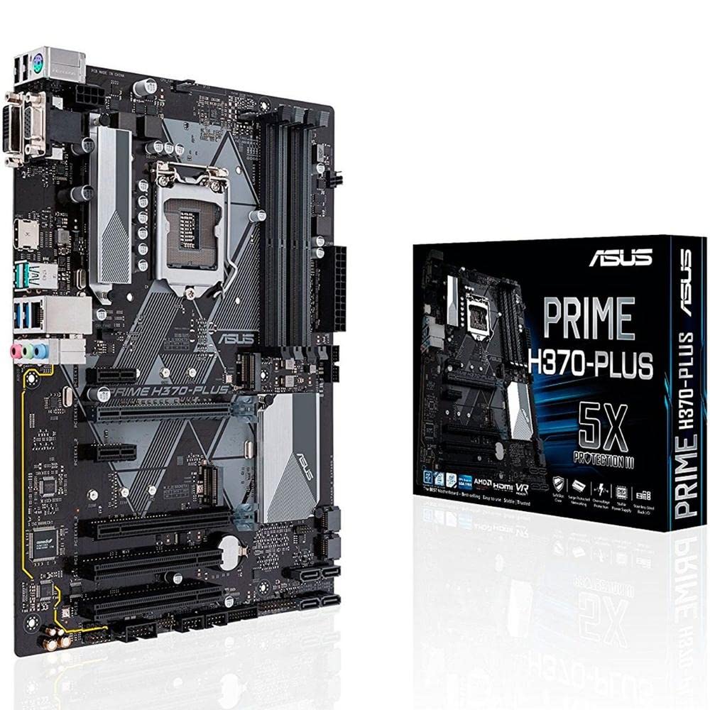 Amazon | ASUS Prime H370-Plus LGA1151 (300シリーズ) DDR4 HDMI DVI
