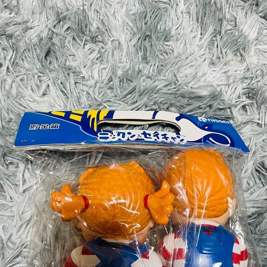Amazon.co.jp: ニックン＆セイチャン 貯金箱 ソフビ NISSEI ソフト
