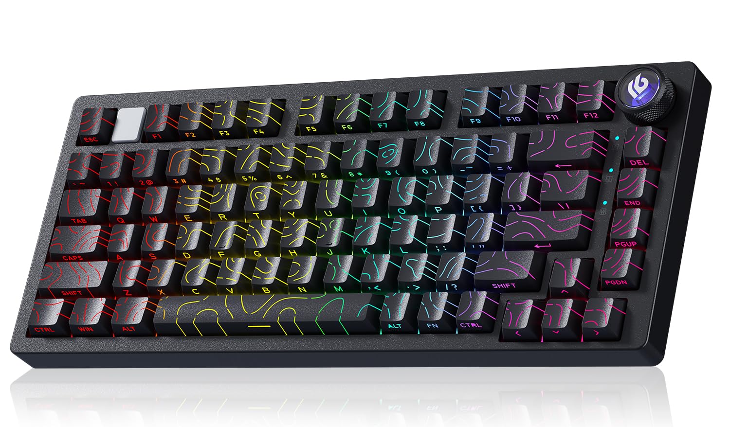 Amazon.com: LEOBOG HI75C Pro Mechanical Wireless Keyboard, 75% TKL