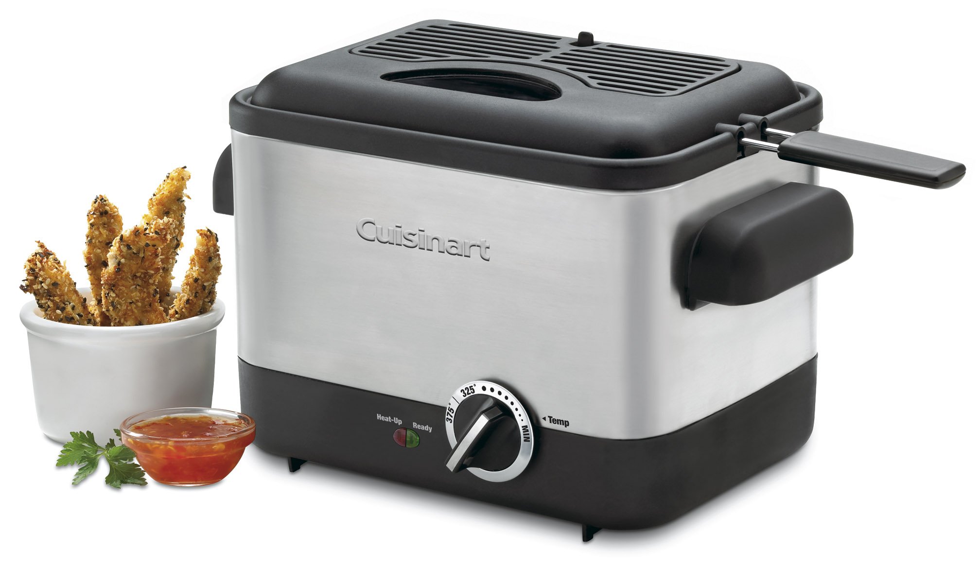 Cuisinart Compact Deep Fryer, Friteuse, Fast Heat-up and Frying