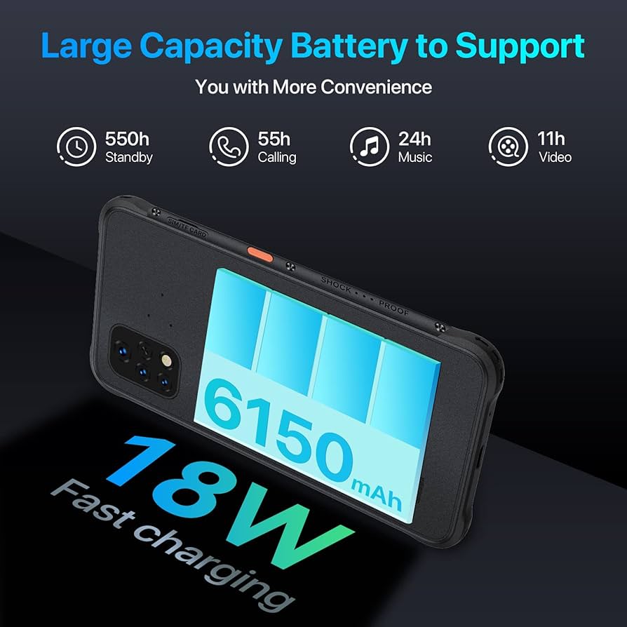 Amazon | UMIDIGI BISON 2 simフリースマホ本体 6GB RAM 128GB ROM