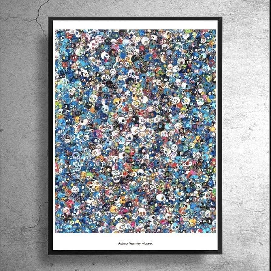 村上隆 円相:禅 天空 ポスター アート 人気画家 (草間彌生 奈良美智